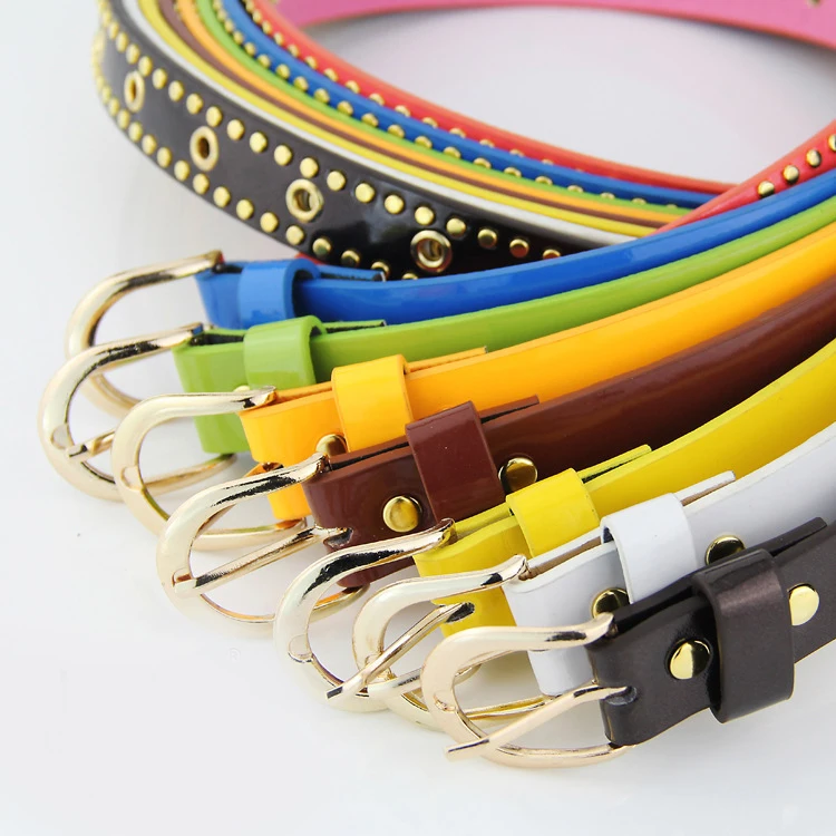 Punk popular nightclub street dance belt women's pin buckle thin fashion hundred matching pants luxury | Аксессуары для одежды
