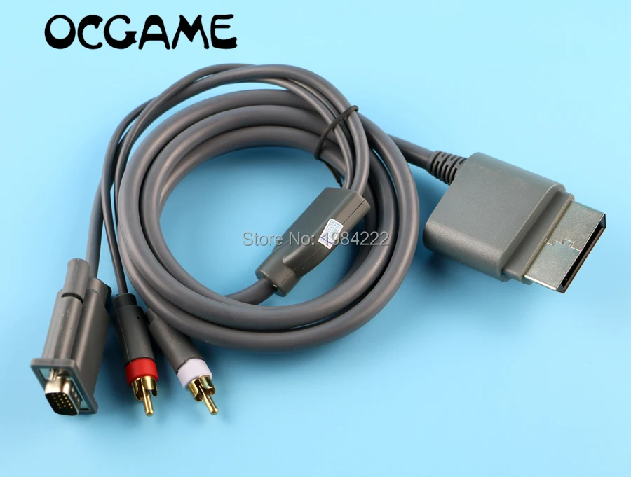 OCGAME высококачественный 1 8 м компонент VGA HD AV с высоким разрешением кабель для xbox 360