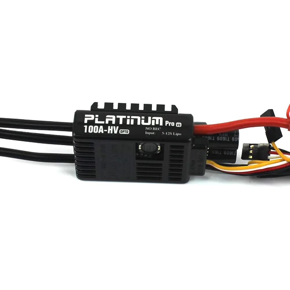 Hobbywing Platinum HV V3 100A 5 12S Lipo без BEC контроллер скорости бесщеточный ESC для