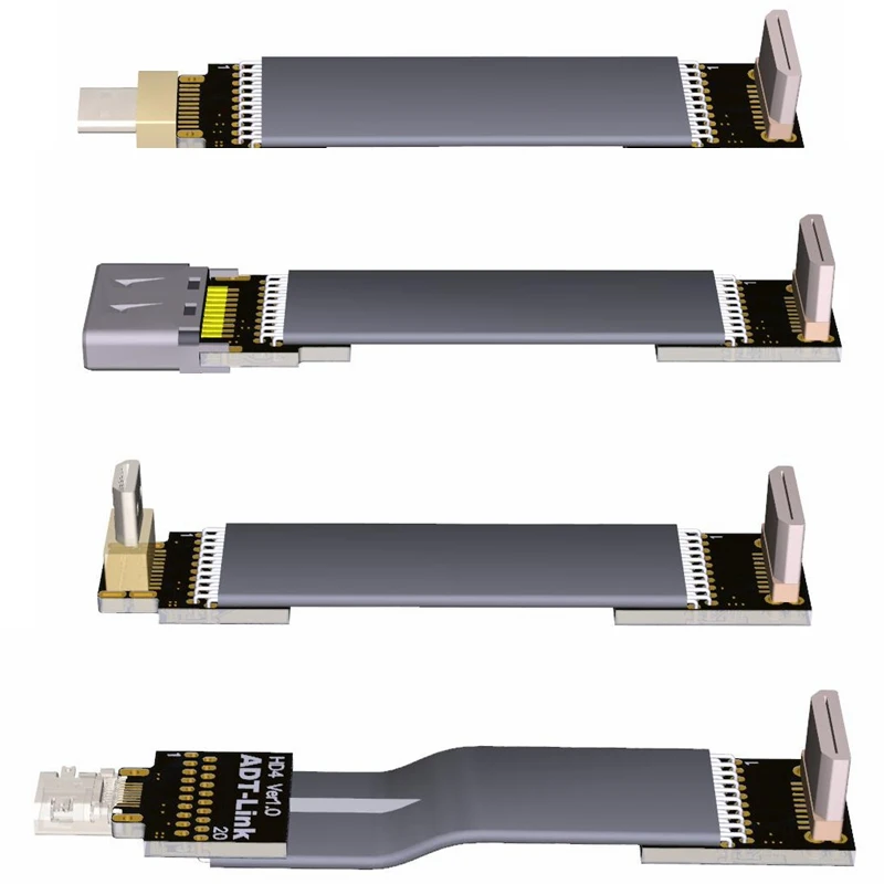 Кабель коннектор hdmi 2 0 мини вверх и вниз правый левый угол 5 см/10 см/20 см/30 см/50 см/1
