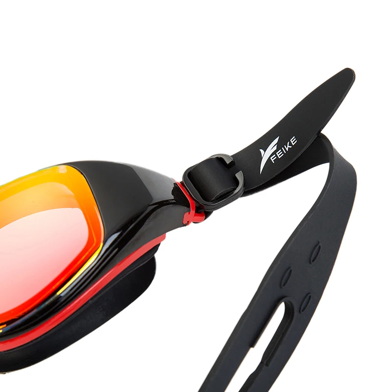 

10 Colors Anti-Fog UV Protection Adjustable Swimming Goggles Waterproof Electroplate/Transparent Silicone Glasses