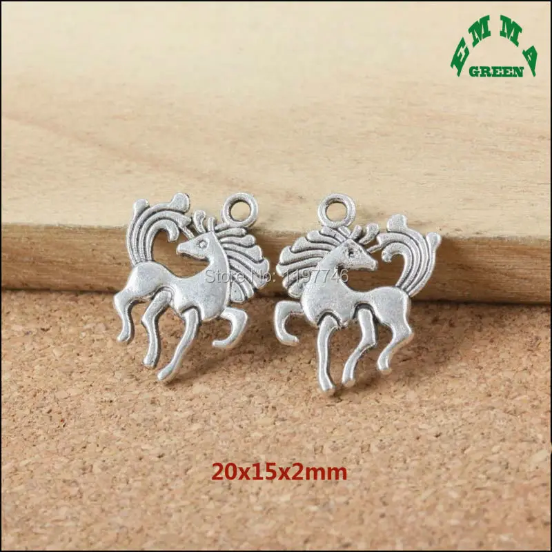 

Various Design Silver Bronze Gold Tone Animal Pegasus Flying Horse Unicorn Charms Pendant DIY Metal European Jewelry Findings
