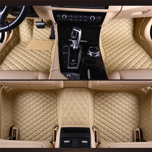 Beige Пользовательские автомобильные коврики для Chevrolet Корвет Лавина Camaro траверс вольт Silverado 1500/2500/3500 trailblazer ковер - Название цвета: Beige