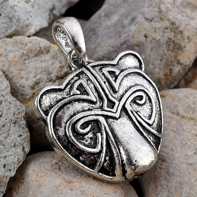 Античный Славянский талисман Медведь Очарование отважный человек ювелирные