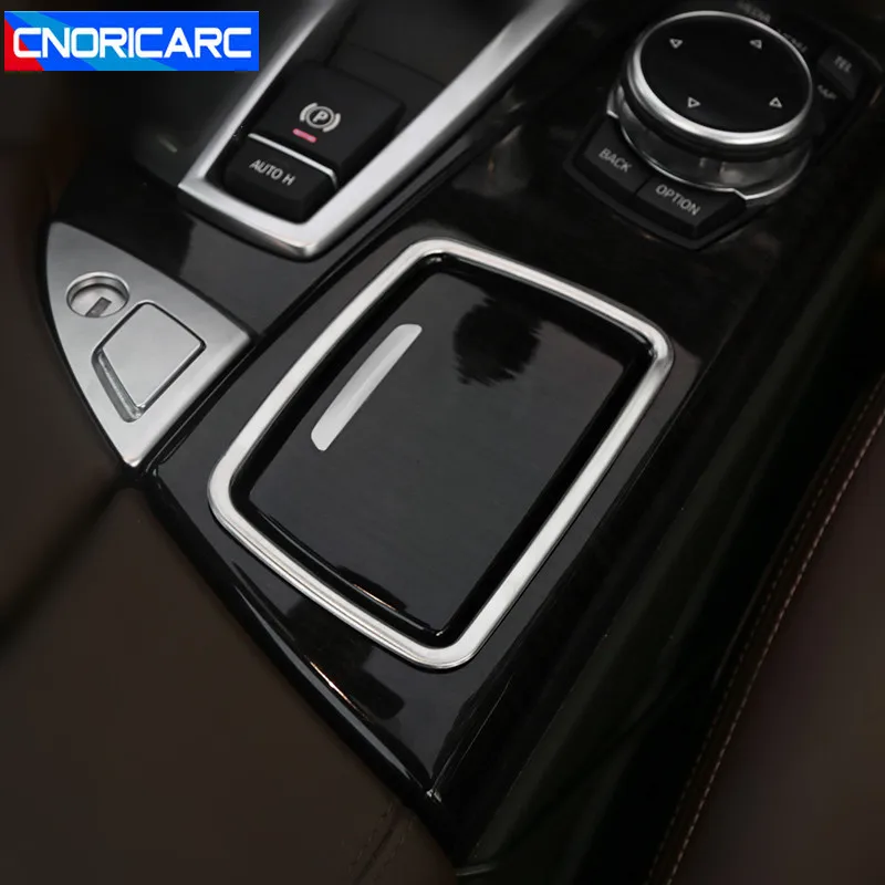Автомобильный Стайлинг подлокотник переключения передач пепельница рамка