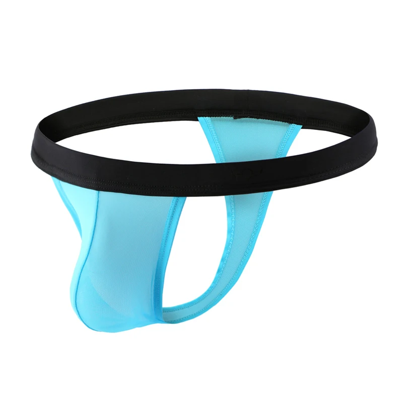 Мужские прозрачные трусики танга с Т образной спинкой сексуальные стринги для