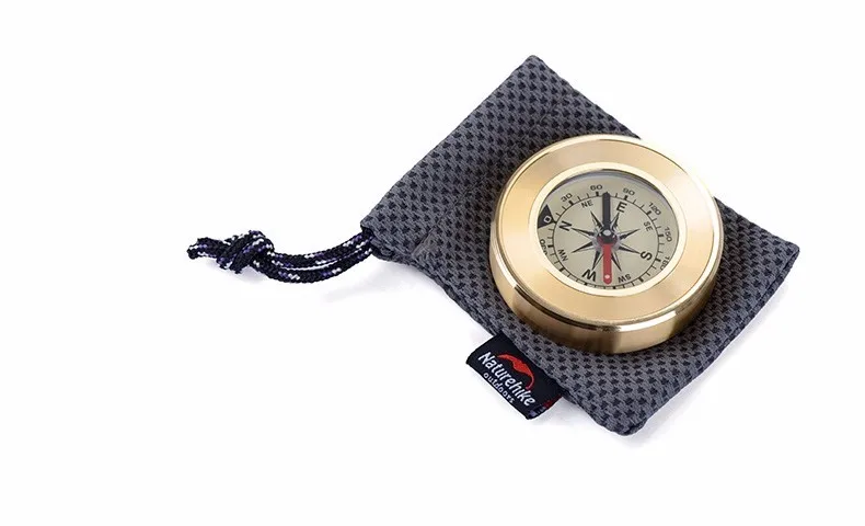 Naturehike High Quality Mini Military Camping Marching Lensatic Compass Distance Measurin Magnifier Gold Wild Survival Navigatio