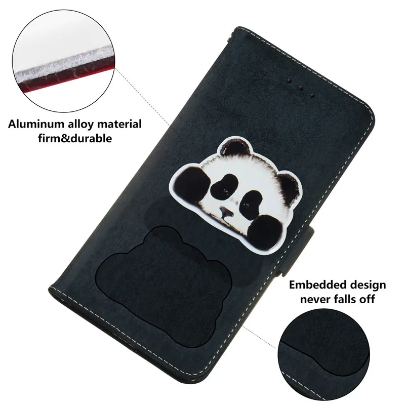

Wekays For XiaoMi Mi 6X A2 Cartoon Panda Leather Fundas Case For Xiaomi RedMi 6 Pro RedMi 6A Cover Cases For RedMi S2 6 Pro 6A