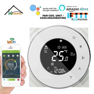 HESSWAY кондиционер тип фанкойл блок термостат WIFI приложение для 2 трубы 4 трубы google home