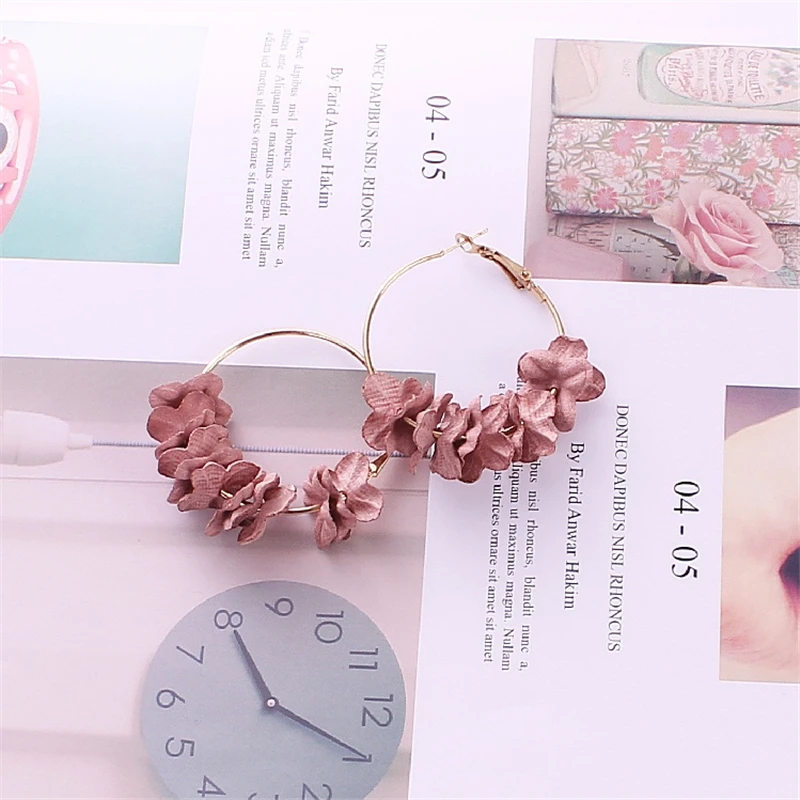 2019 Новое поступление Горячие моды лепесток сочетание Bijoux fantaisie Femme