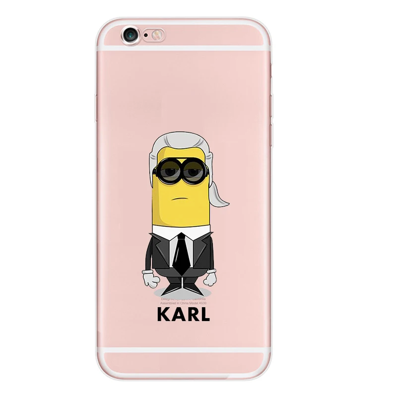 Fashion Karl Lagerfeld Green Soft Silicon TPU Case Cover for IPhone SE 5S XR XS Max 6 6S 7 8 Plus X |