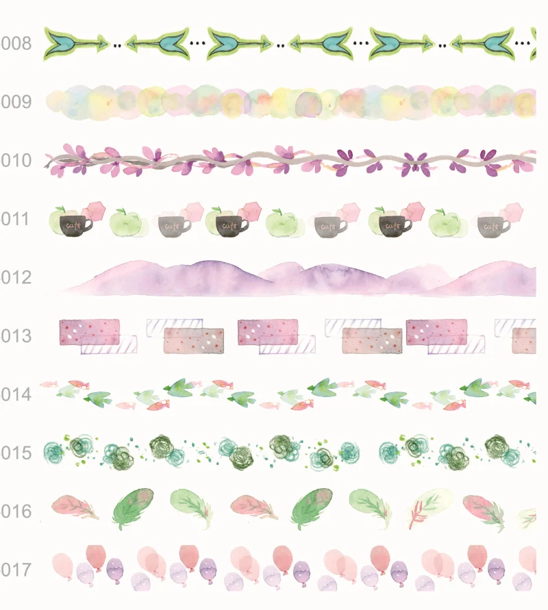 2 шт. декоративная Маскировочная лента для скрапбукинга|label masking tape|washi tapemasking tape |