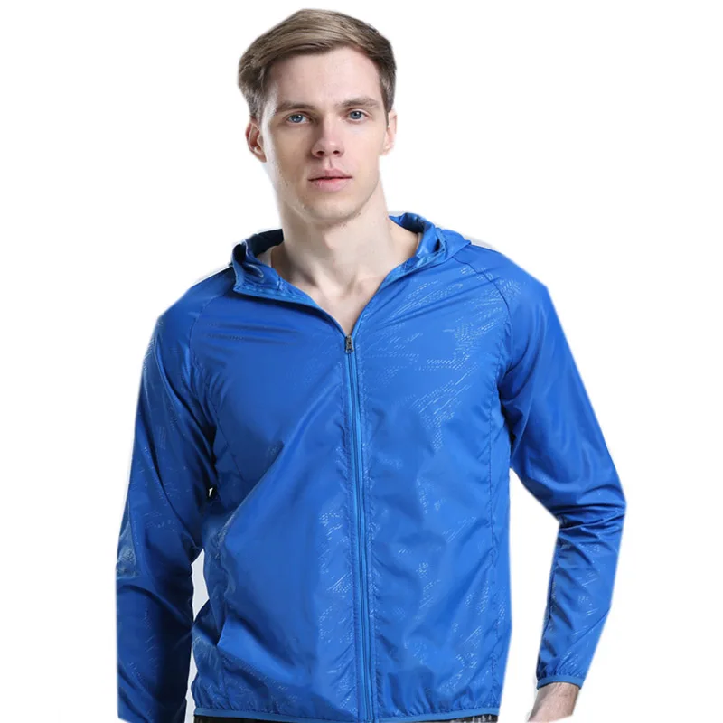 Мужские куртки для активного отдыха спортивные из кожи с защитой от солнца