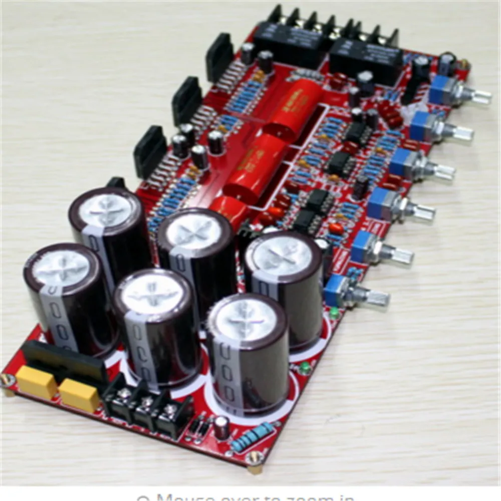 Двойной AC20-28V LM3886TF+ NE5532 2,1 канальный усилитель доска(68 Вт* 2+ 120 Вт