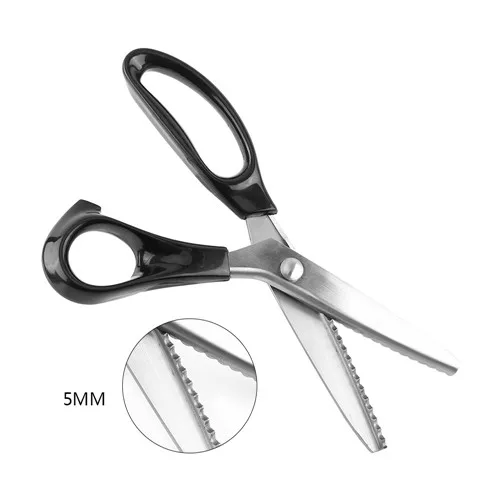 5mm Ножницы с круглыми краями для шитья, декоративные ножницы для рукоделия, ножницы для шитья, машинка для стрижки ткани 3, 5, 7 мм, Tesoura De Costura - Цвет: 5mm