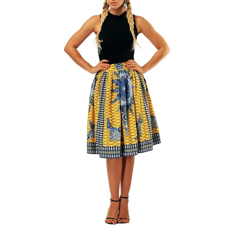 2018 весенняя и осенняя Новая модная женская плиссированная трапециевидная юбка с