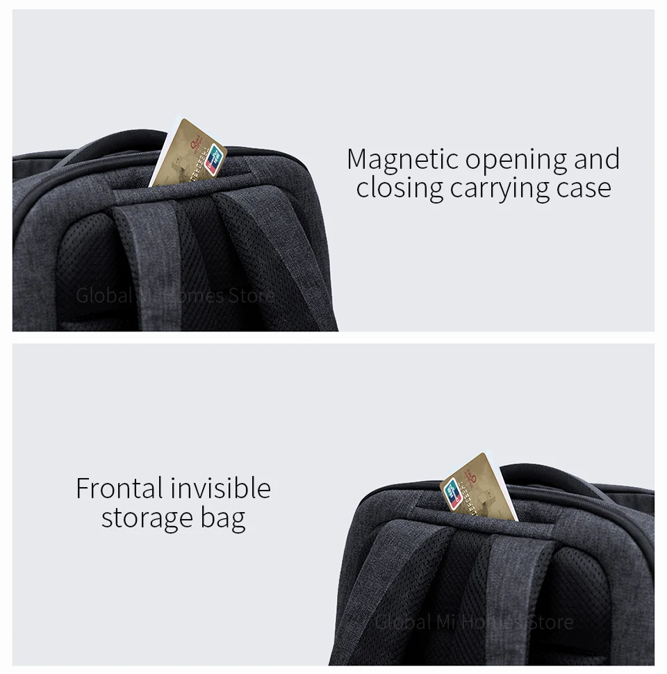 Xiaomi Mijia Double warehouse 26L многофункциональная сумка на плечо для деловых поездок 2 темно-серого цвета