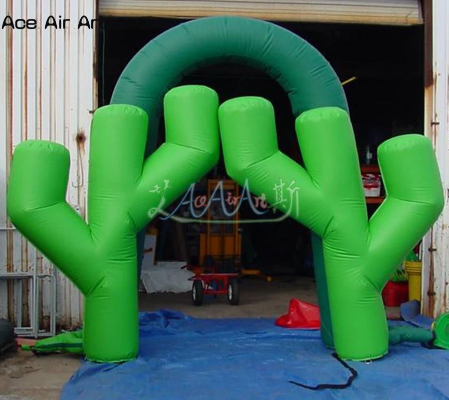 

Customized inflatable cactus arch,welcome and advertising toy arch for sale
