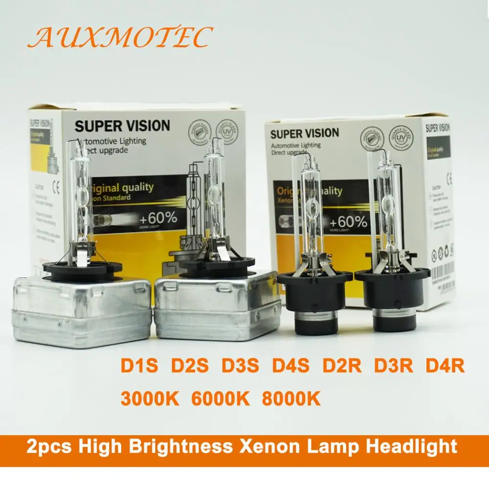 Ксеноновая лампа высокой яркости D1S D2S D3S D4S D2R D3R D4R HID высокая низкая фара 12 В 35 Вт