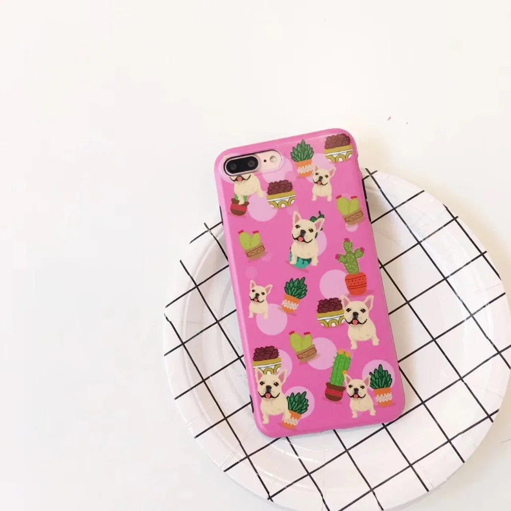 Супер мило собака Сибирский хаски belldog IMD TPU чехол для Iphone66S 7 s 8 6 Plus плюс |