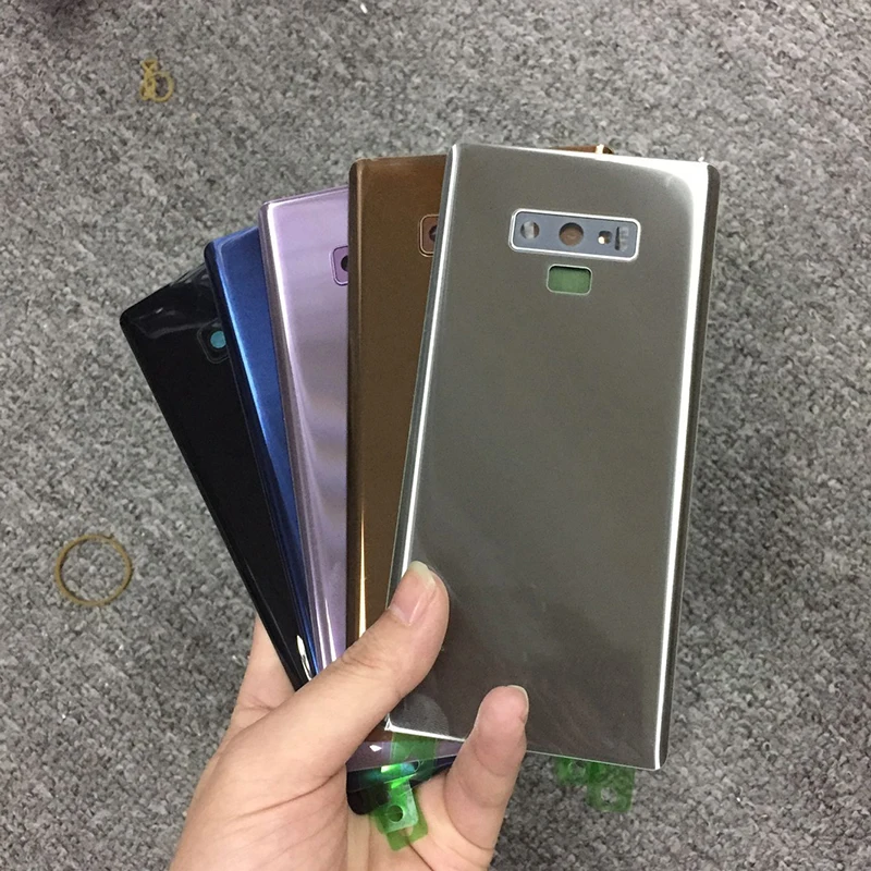1 шт. для samsung Galaxy Note9 Note 9 N960 N960F Задняя крышка батареи задняя дверь Корпус чехол+ объектив для рамы камеры+ IMEI