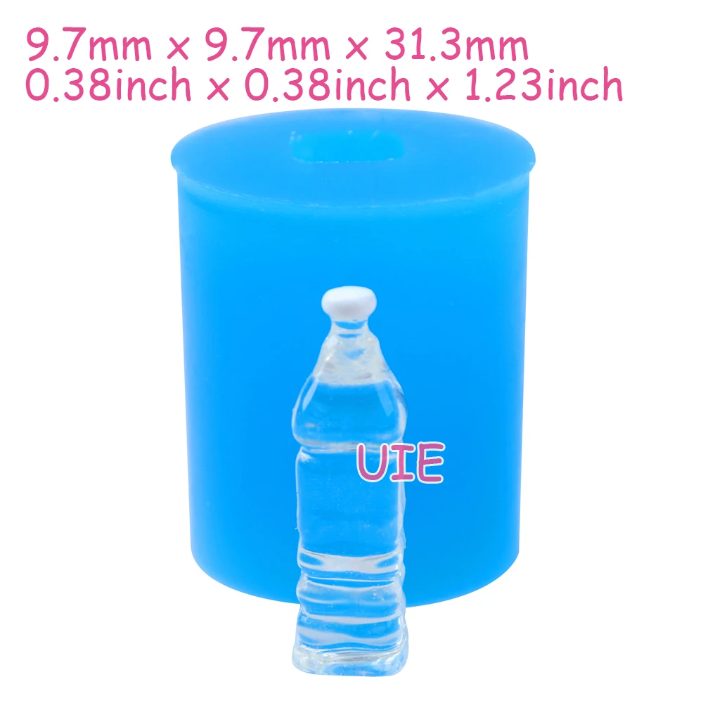 FYL582U 31,3 мм 3D силиконовая форма для бутылок-для кукольного домика, помадки, украшения торта, жевательной пасты, полимерной глины, сделай сам ручной работы, безопасная для духовки