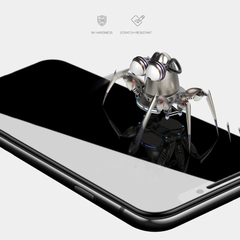 KINBOM для Iphone X 7 8 плюс 6 6splus закаленное Стекло фильм 6D две изогнутые поверхности