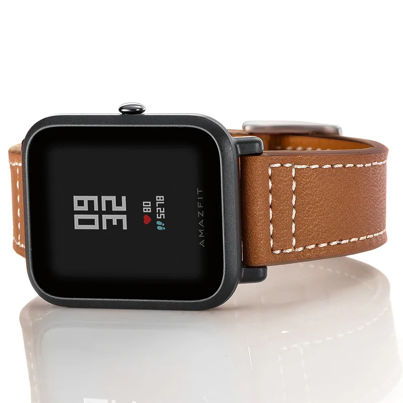 7в1 для Xiaomi Huami Amazfit Bip Bit Lite кожаный ремешок Смарт часы quaick release силиконовый amazfit bip