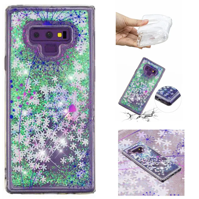 Мягкое жидкое динамический чехол для Samsung Galaxy Note 9 SM-N960N SM-N960F N960U телефона Note9 N960N N960F