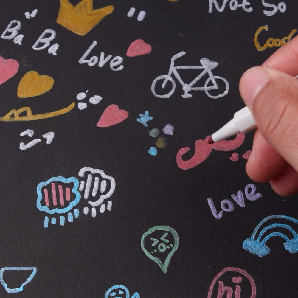 STA 10 видов цветов Металлические маркерные ручки DIY Скрапбукинг ремесла мягкая