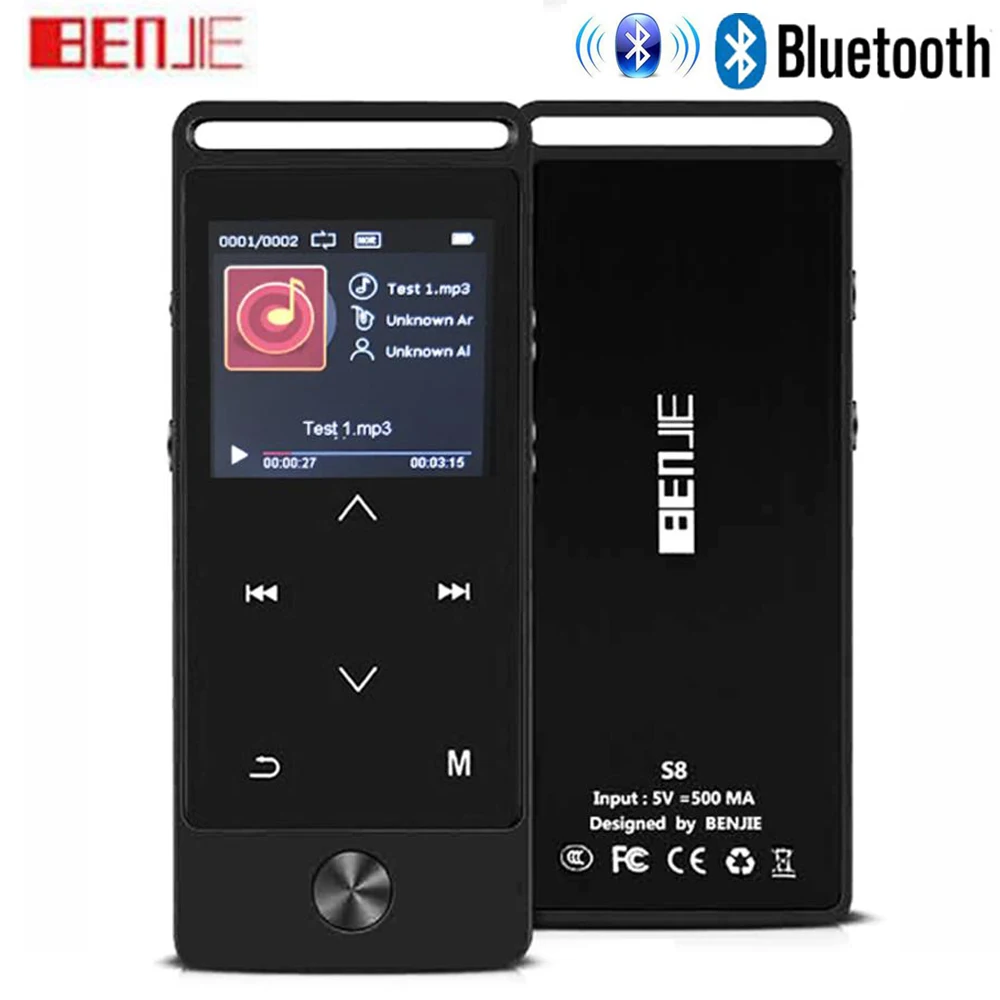 Музыкальный плеер обновленная версия оригинальный Bluetooth MP3 сенсорная кнопка 8 ГБ