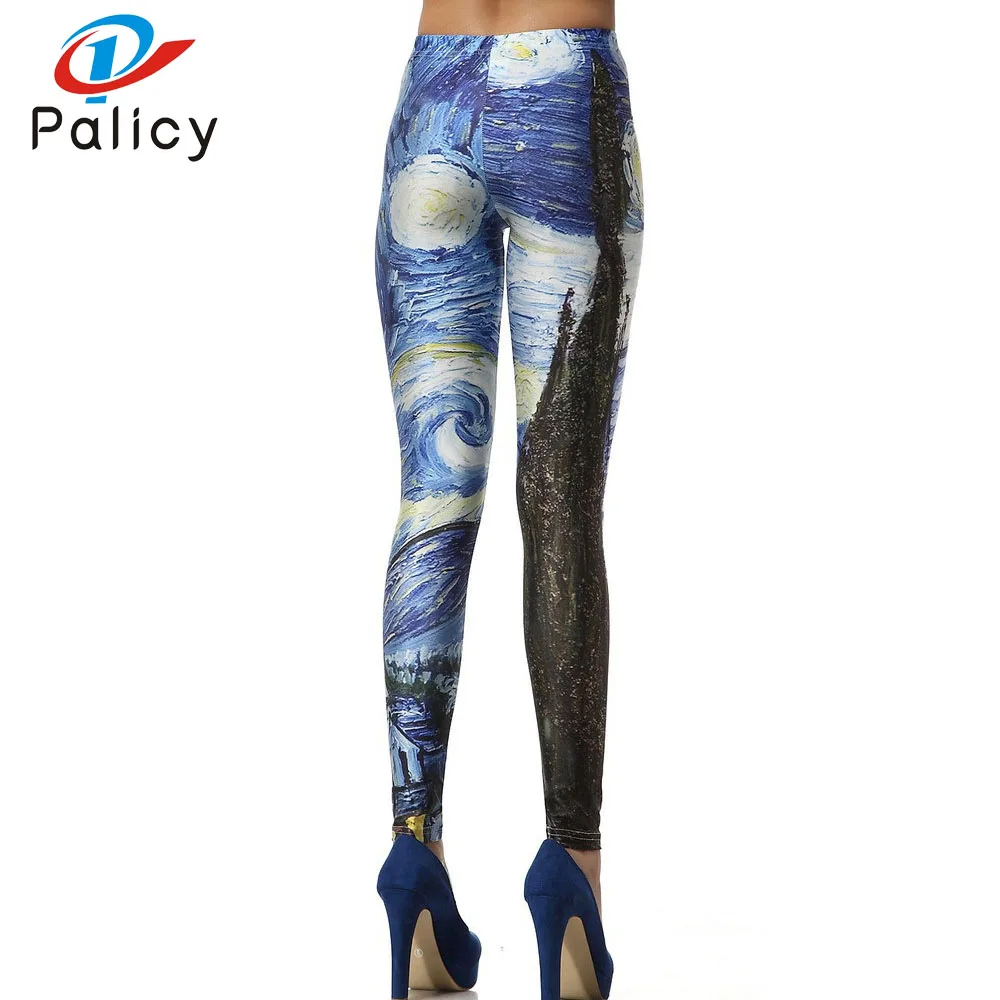 Palicy Women Leggings Fashion Halloween Party 3D Printed Cosplay PantsTrousers Leggins Pattern Paisley Picture Night Casual