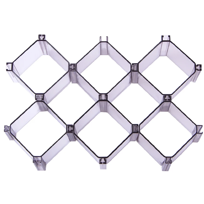 6PCS/Set Plastic Partition Honeycomb Drawer Organizers Dividers for Underwear Socks Bras Ties Belts Scarves Cabinet Clapboard | Дом и сад