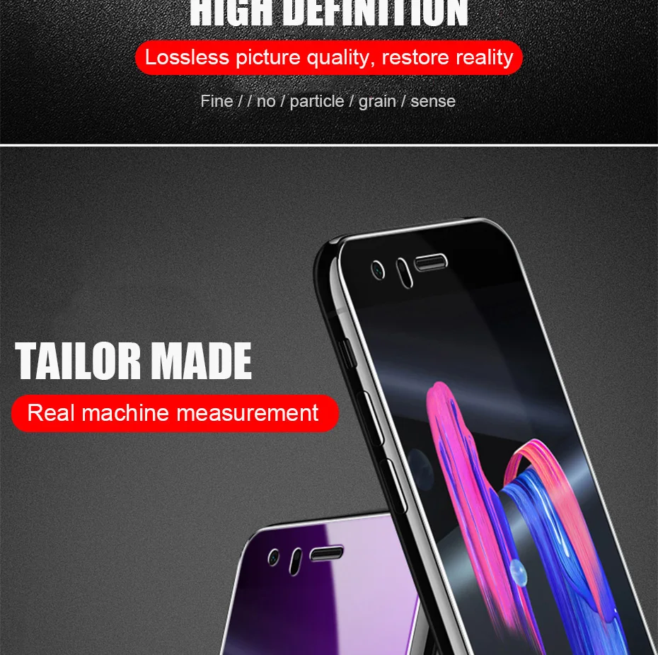 3 шт полное покрытие из закаленного стекла для huawei Honor 9 8 10 lite Защита экрана для Honor 7A 7C Pro RU 8C 8X Max защитное стекло