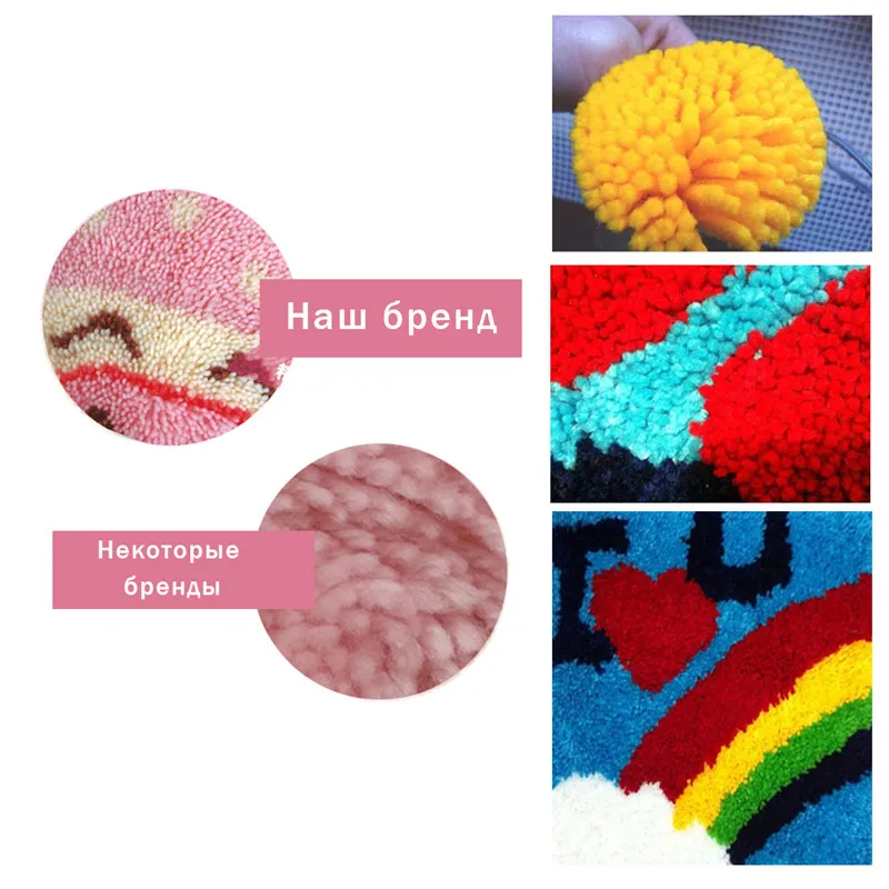 Животное Лошадь рукоделие наволочка защелка крючок коврик наборы задняя подушка