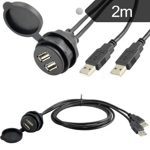 Usb удлинитель для автомобиля аудио стерео 2 метра Длина с Монтажный