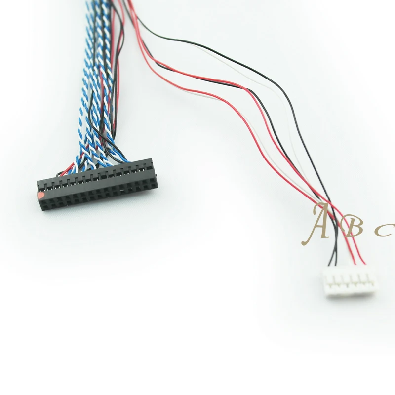 Оптовые поставки 10 шт. кабель LVDS IPEX 40 Pins Pitch 0 5 мм для 15 6-19 дюймов 2 канала 6 бит D6 LED