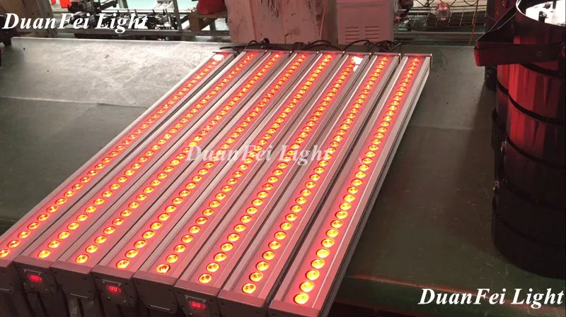 Уличная Светодиодная панель 36x3 Вт 3 в 1 настенный светильник Rgb Dmx IP65 24 шт. | Лампы и