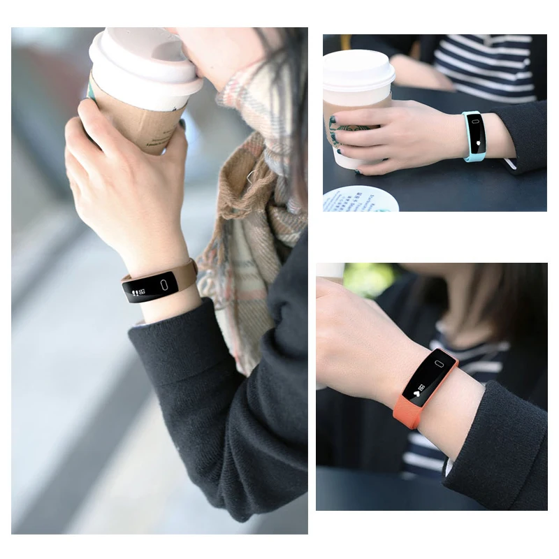 

MNWT Smart Wristband Fitness Tracker Band Bluetooth Sleep Heart Rate Monitor Watch Sport Waterproof Bracelet For ios Android