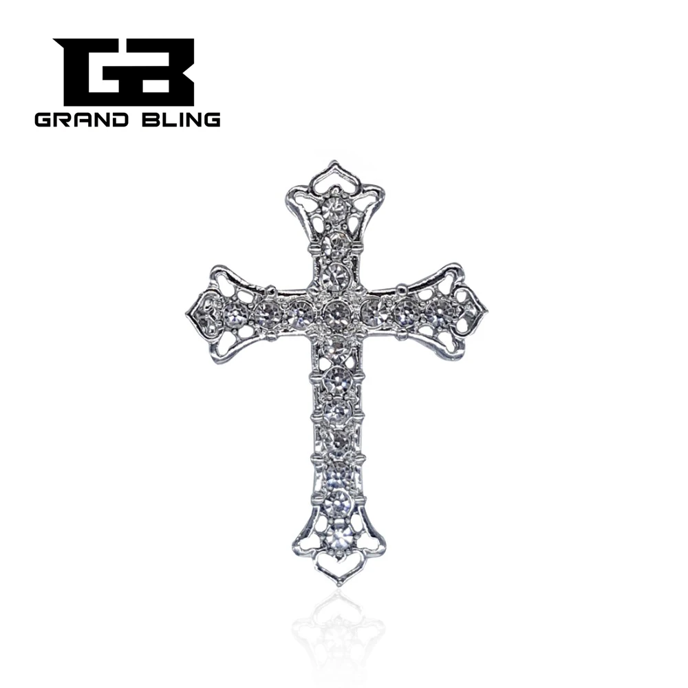 Заколка брошь с крестом|brooch pins|cross broochbrooch crystal |