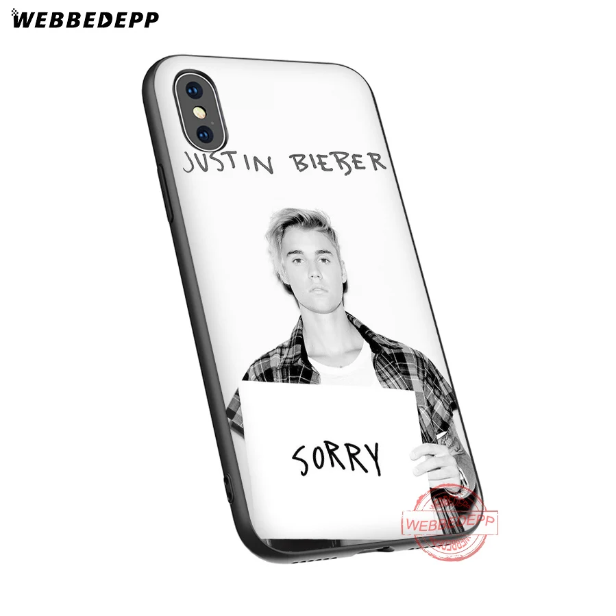 WEBBEDEPP Джастин Бибер Мягкий силиконовый чехол для iPhone 8 7 6S 6 Plus 11 Pro XS Max XR X 5 5S SE
