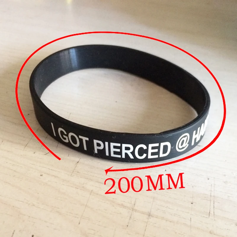10 шт. силиконовый браслет без логотипа Размеры 200x12 мм|thick bangle|thick silicone braceletsthickness