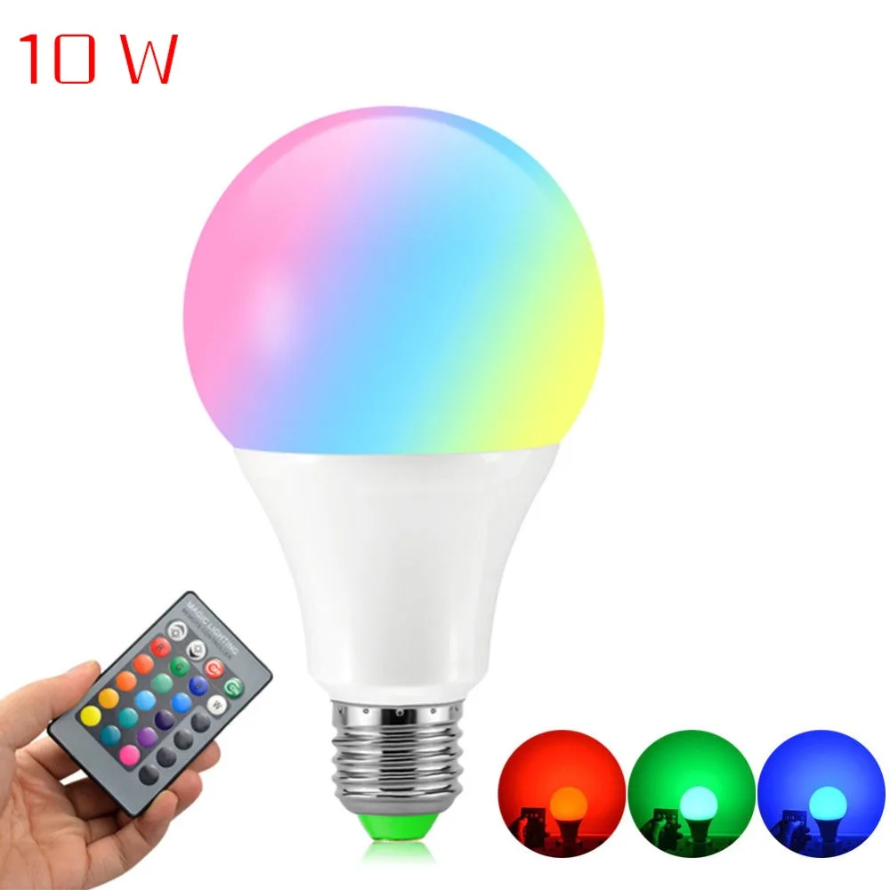10 Вт 16 Цвет Изменение RGB магический светильник лампа 85 265V 220V 20000 часов