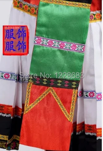 

New Plus Size Women Girl Red Ancient Traditional Chinese Dance Costumes Miao Hat Dress Miao Clothing / Hmong Clothes