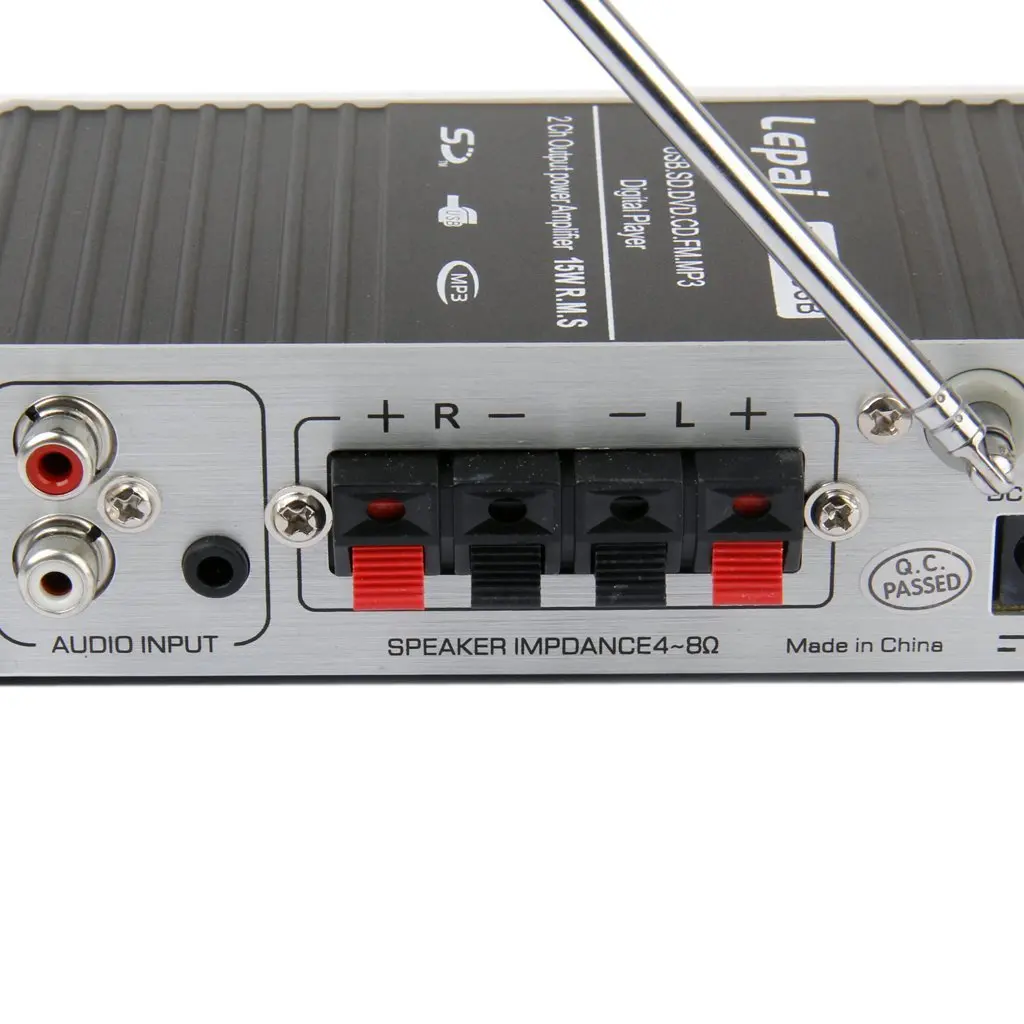 HFES Новый LEPY авто мини MP3 Hi Fi стерео аудио усилитель с USB/SD Подключение FM пультом|audio