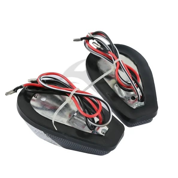 Углерод дыма заподлицо евро мини поворотники для Honda CBR R1 R6 GSXR NINJA|mini extinguisher|mini