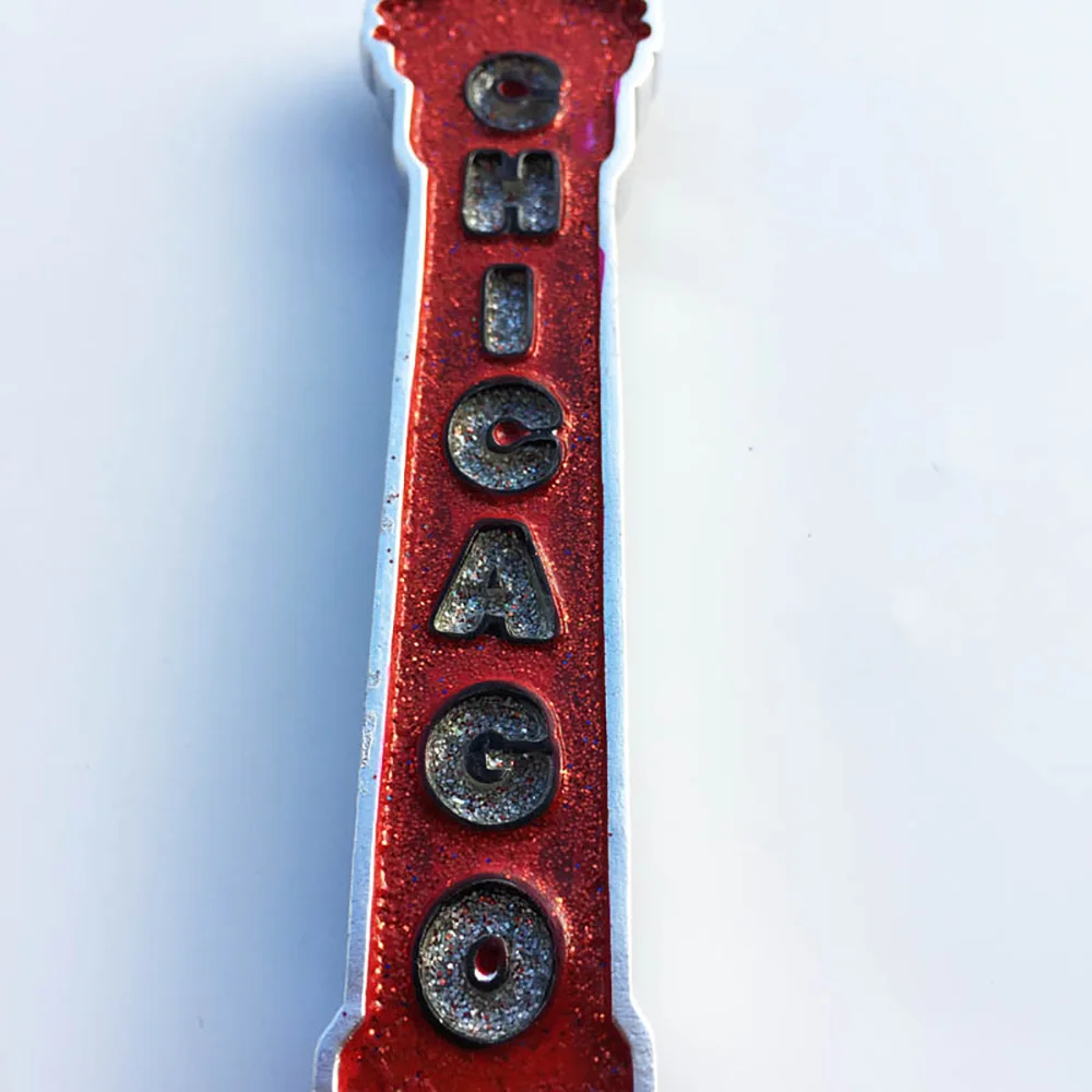 Магниты на холодильник Lychee America Chicago деревенские буквы магнитные наклейки