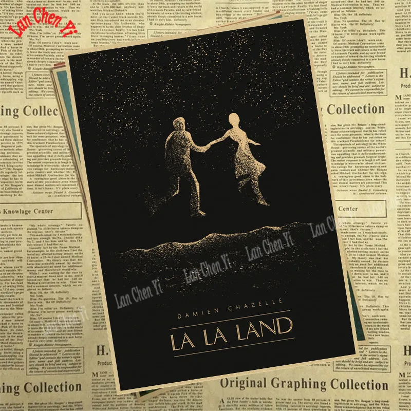 LA LAND классический фильм крафт-постеры для бара кафе домашний декор настенная роспись