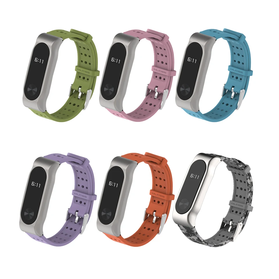 Браслет mi jobs mi Band 2 усиленный силиконовый ремешок для Xiaomi mi Band 2 сменный Браслет для mi band умные часы