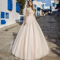 eightree 2019 vestido de noiva appliques princess wedding dress sexy backless cap sleeve court train vintage lace bride gown